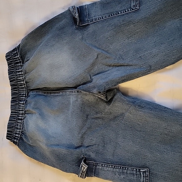Madden Girl Blue Jogger Cargo Jeans Size M - Picture 3 of 6
